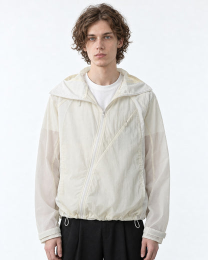 Lightweight Hooded Zip Jacket