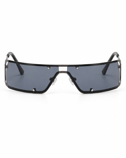 Rimless Shield Sunglasses