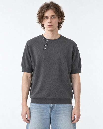 Crew-Neck Knit Top