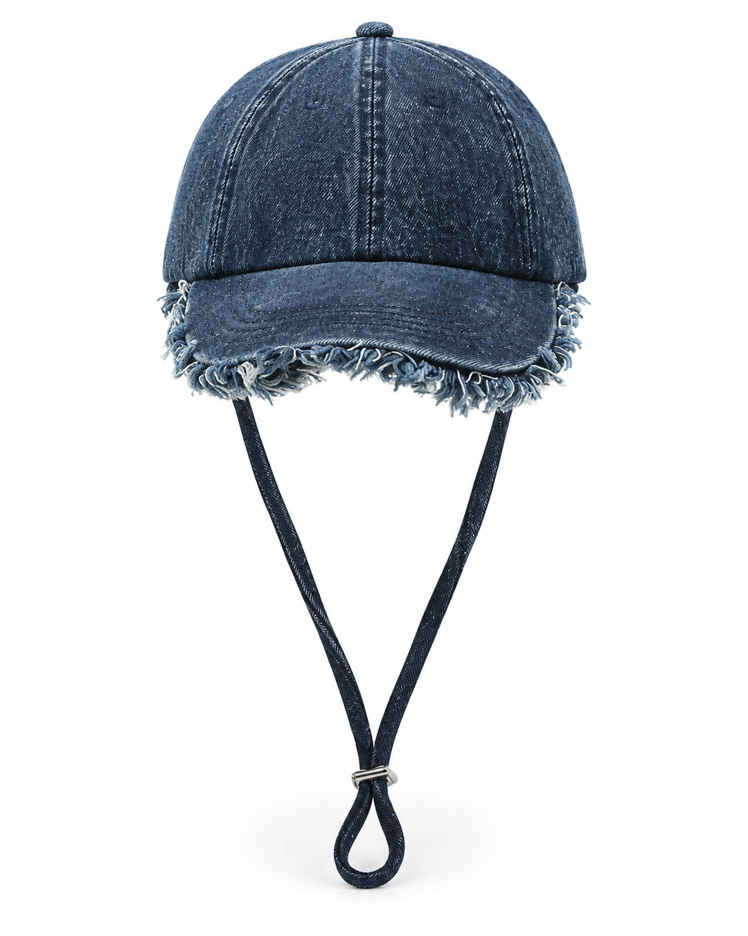 Frayed Denim Baseball Cap