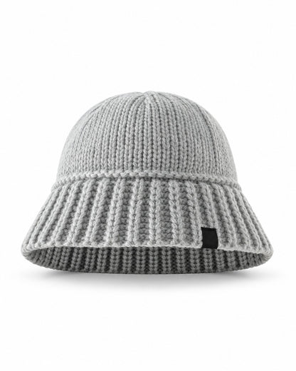 Ribbed Knit Fisherman Bucket Hat