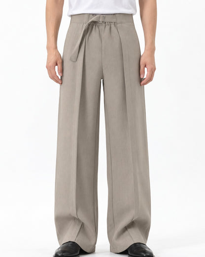 Curved Split Waistband Dress Pants