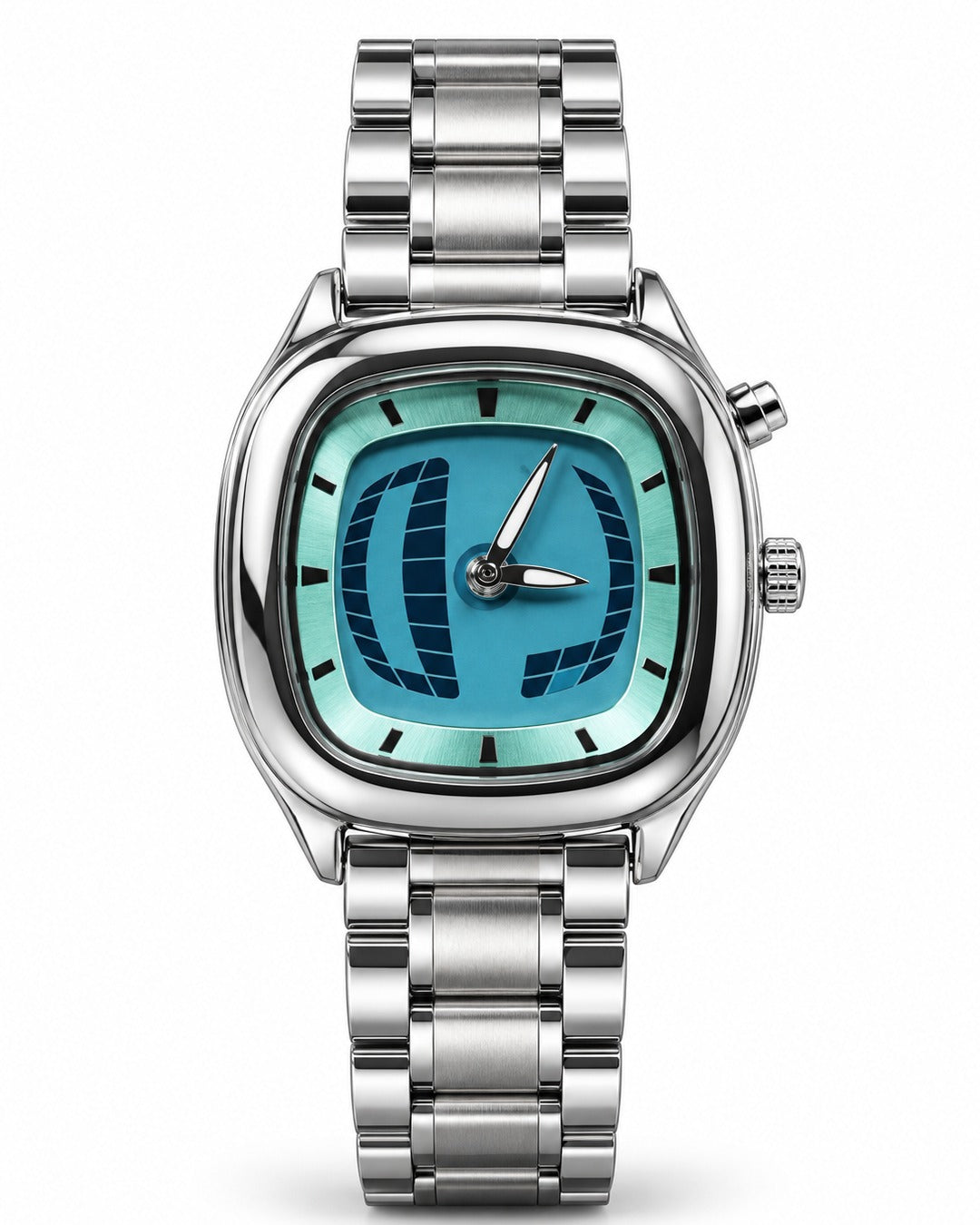 Square Scroll Dial Watch
