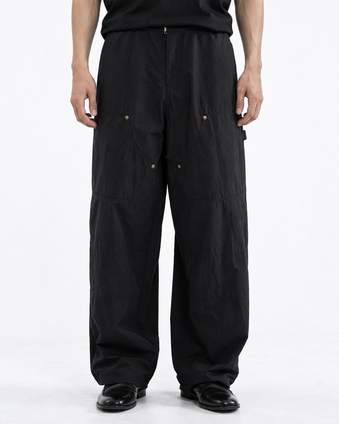 Hooded Zip Utility Vest and Pants Set