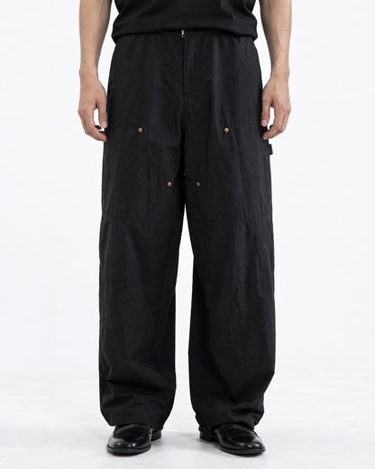 Hooded Zip Utility Vest and Pants Set