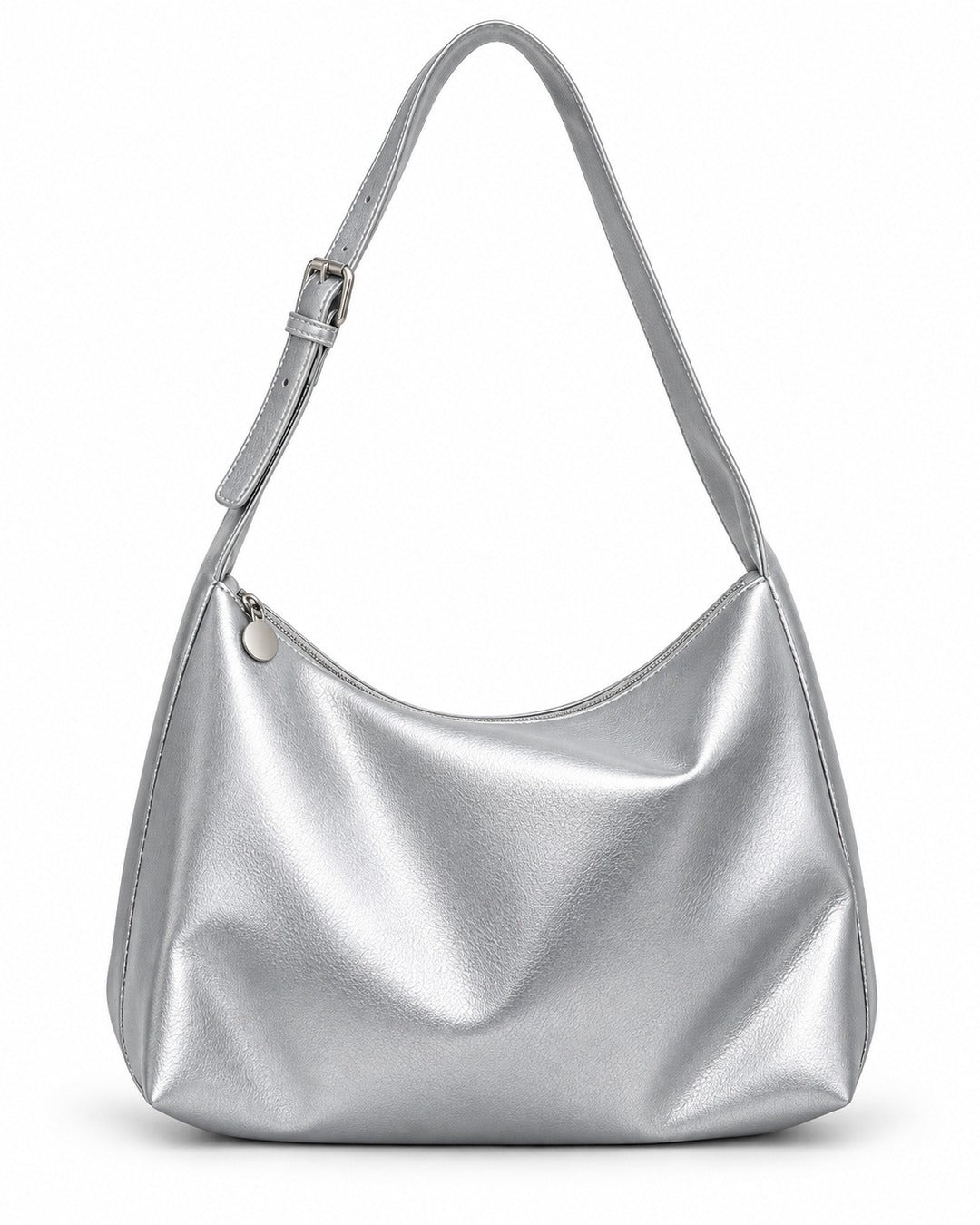Slouchy Leather Hobo Bag