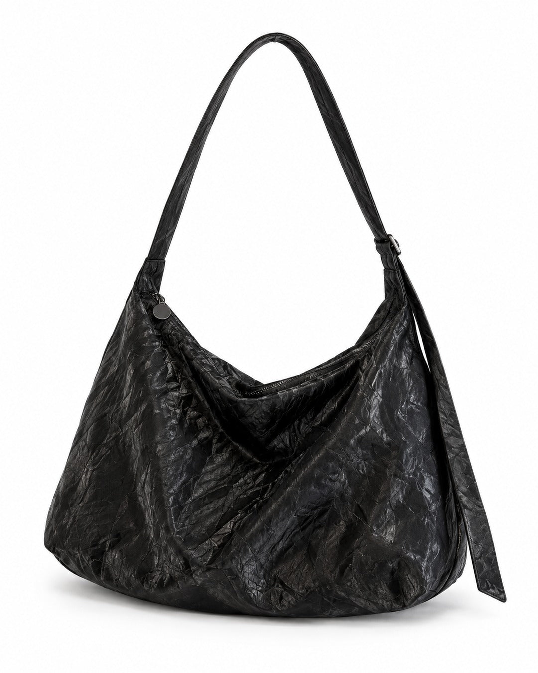 Slouchy Leather Hobo Bag