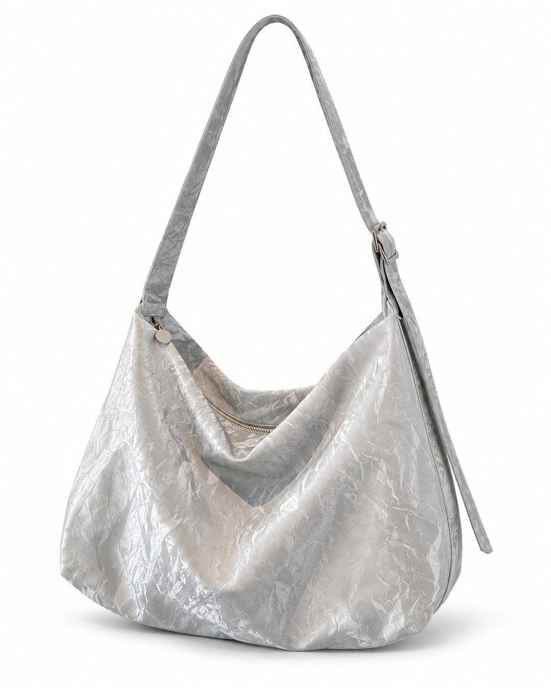 Slouchy Leather Hobo Bag