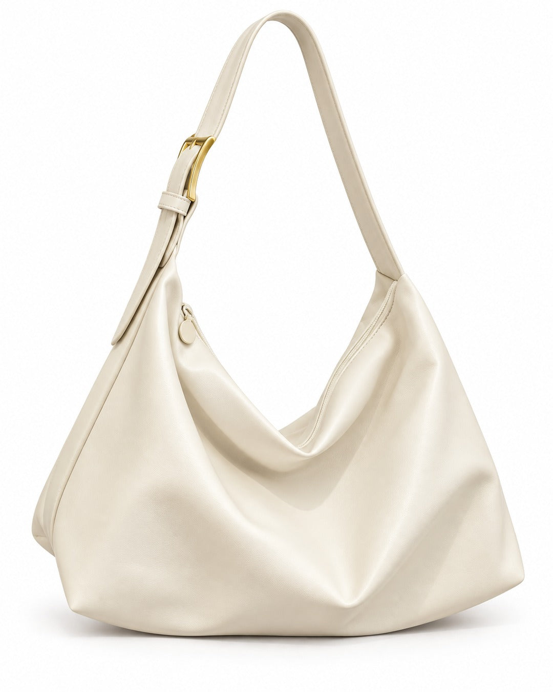 Slouchy Leather Hobo Bag