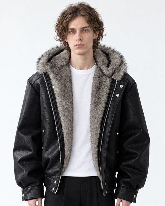 Hooded Cropped Jacket