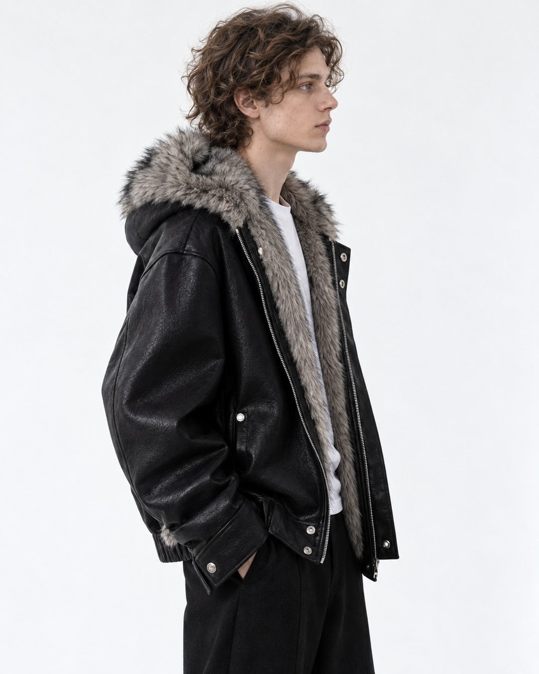 Hooded Cropped Jacket