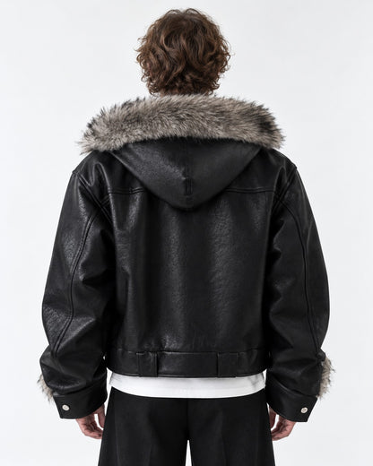 Hooded Cropped Jacket