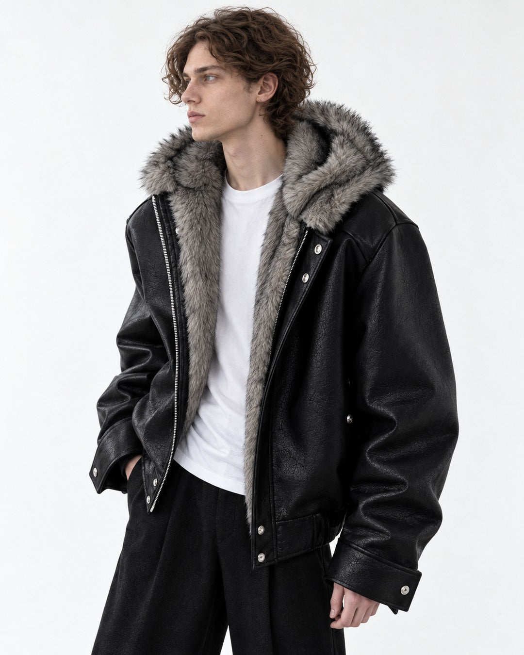 Hooded Cropped Jacket