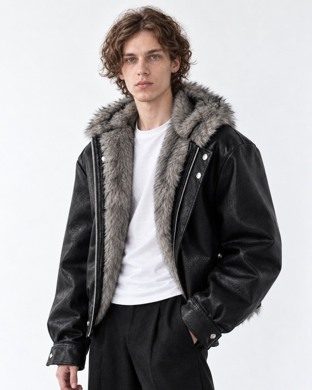 Hooded Cropped Jacket