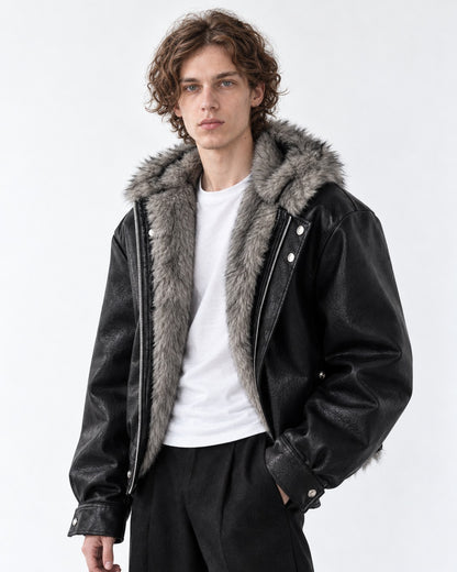 Hooded Cropped Jacket