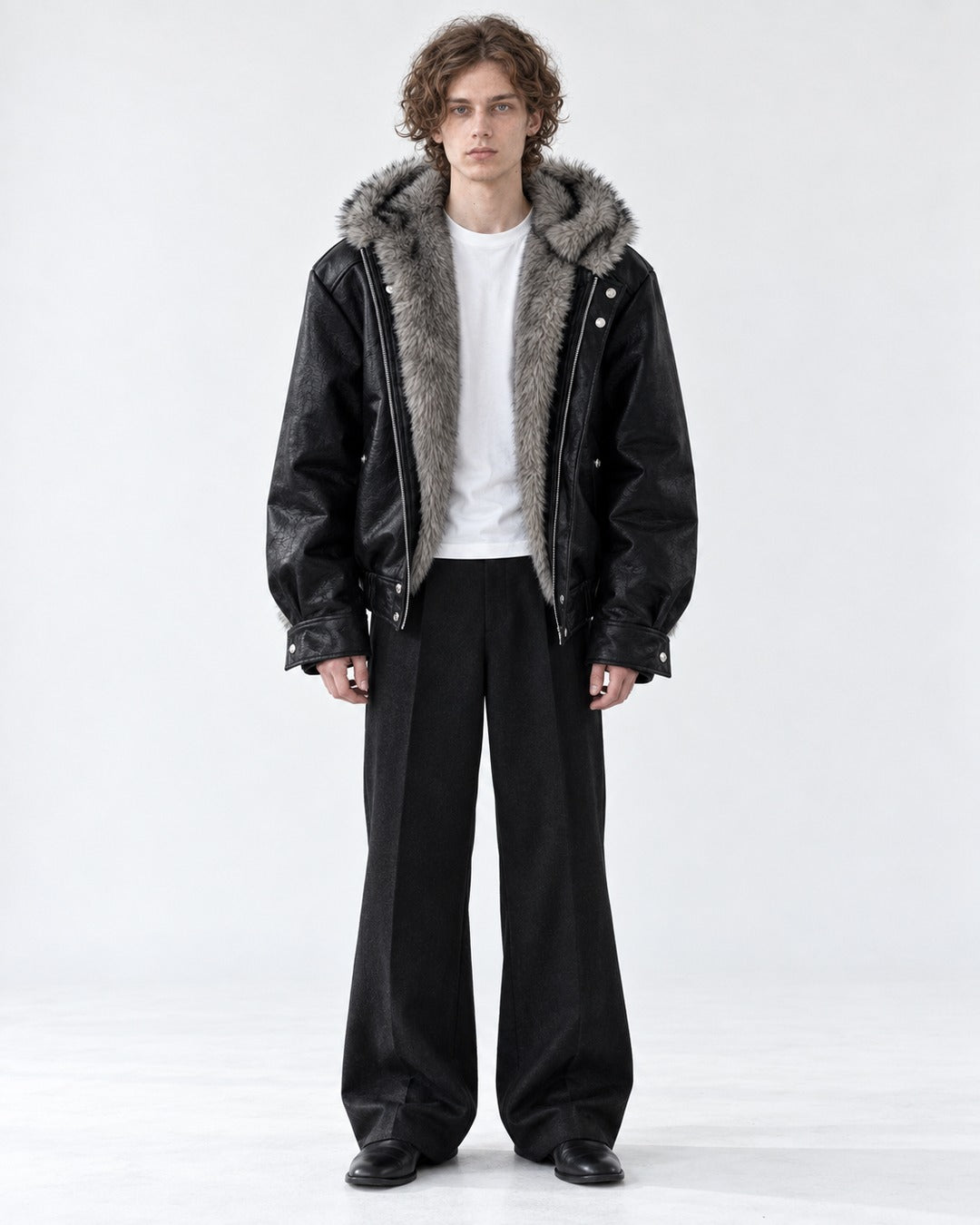 Hooded Cropped Jacket