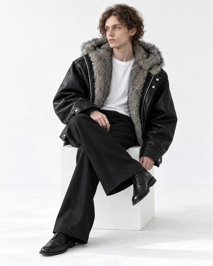Hooded Cropped Jacket