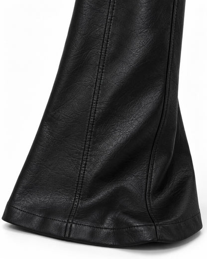 Pin-Tuck Flared Pants