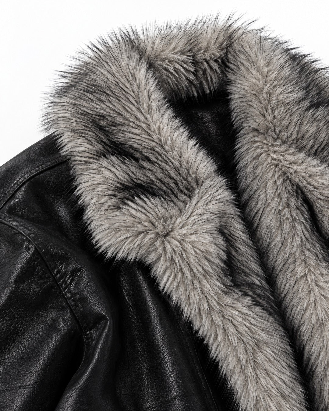 Oversized Shawl-Collar Bomber Jacket