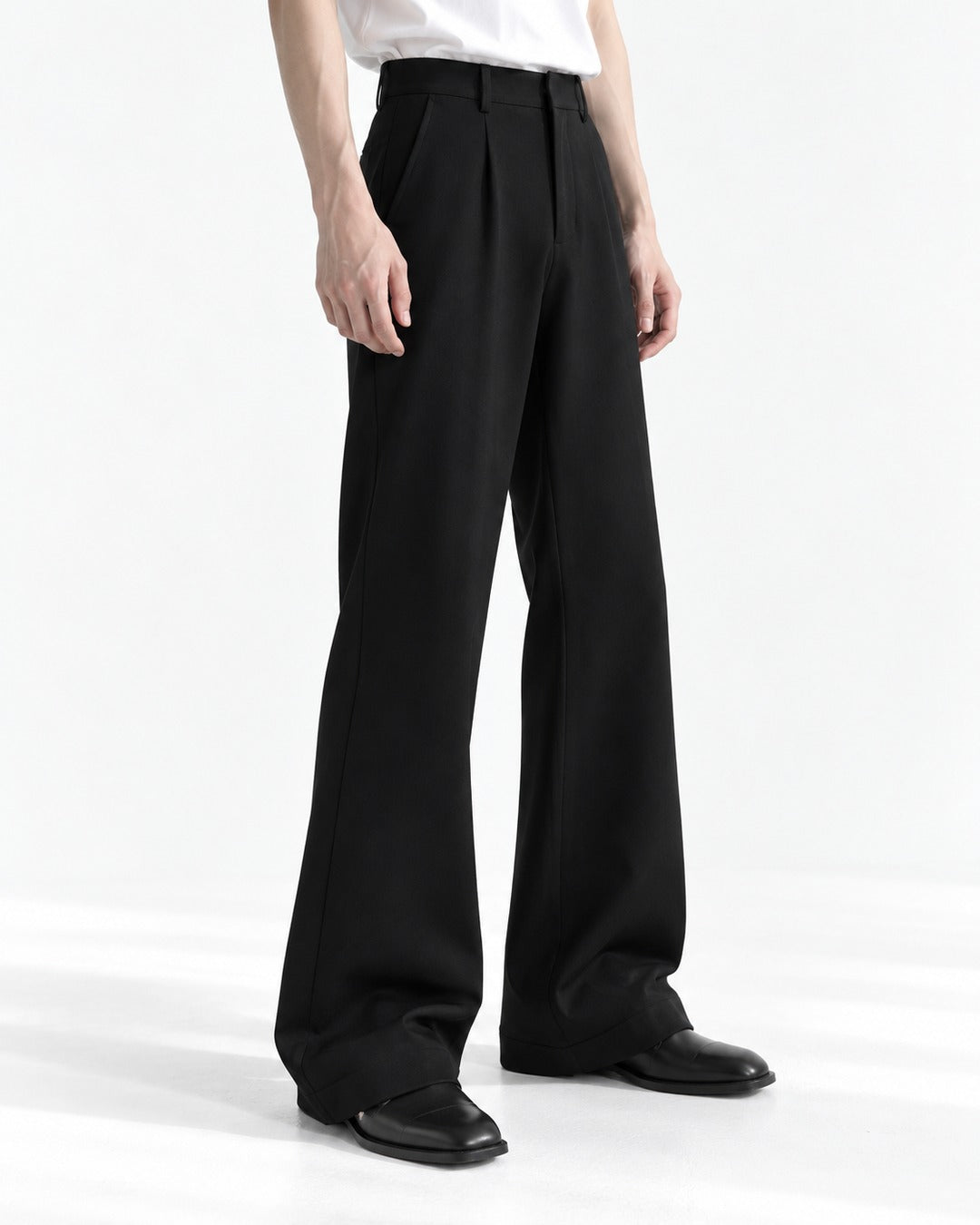 High-Waist Flared Wide-Leg Pants