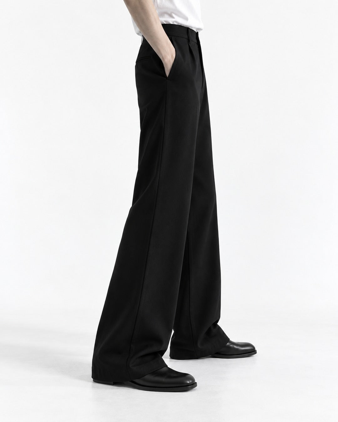 High-Waist Flared Wide-Leg Pants