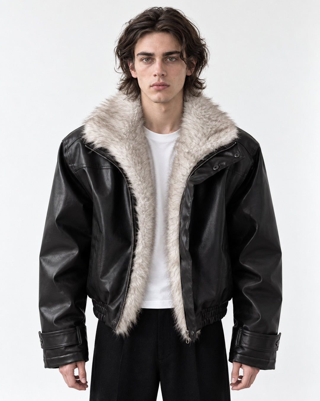 Shawl Collar Belted Crop Jacket