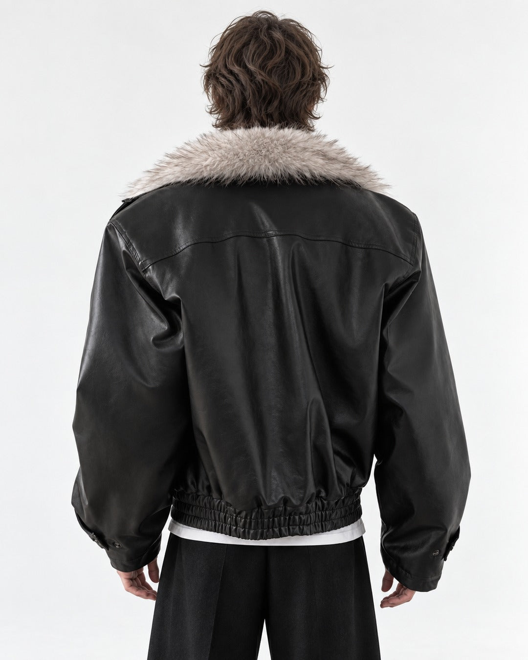 Shawl Collar Belted Crop Jacket