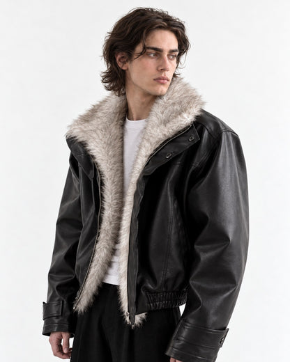 Shawl Collar Belted Crop Jacket