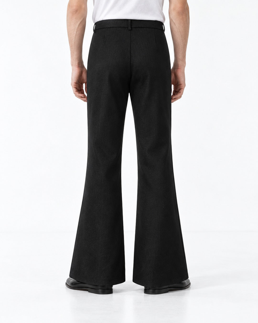 Pleated Flare Trousers