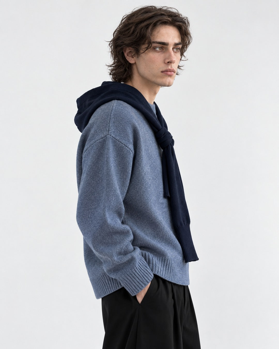 Ribbed Crewneck Sweater