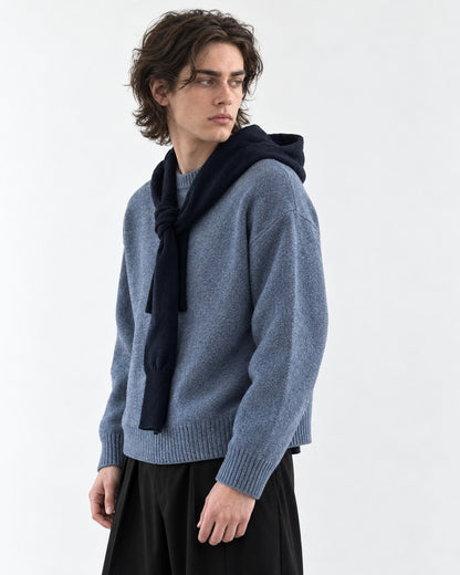 Ribbed Crewneck Sweater