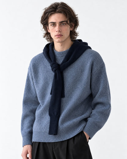 Ribbed Crewneck Sweater