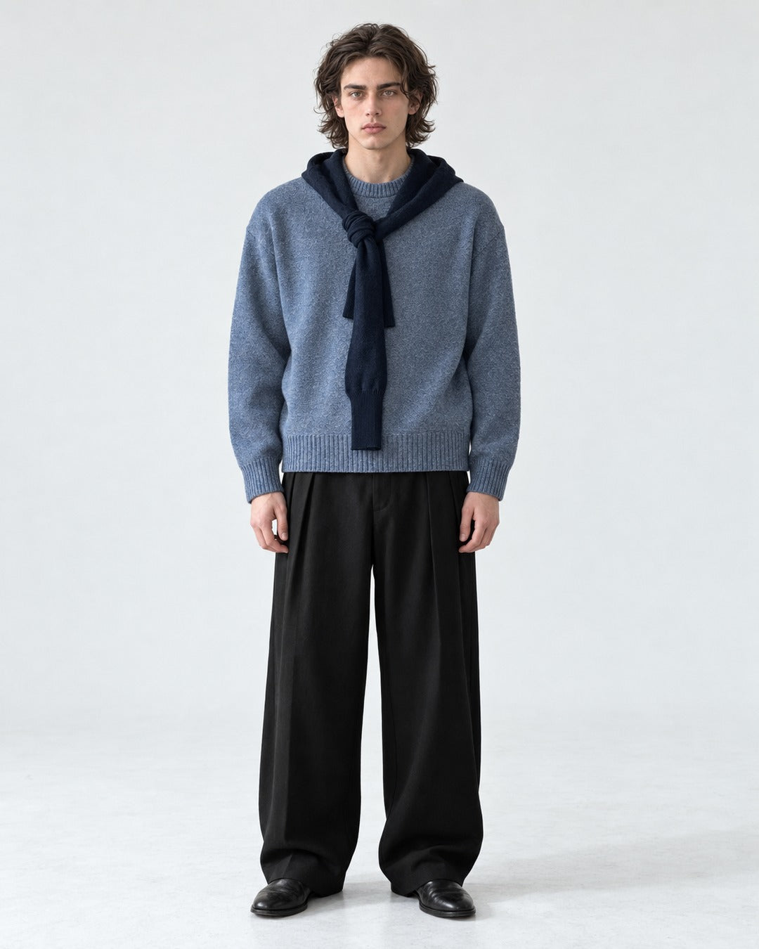 Ribbed Crewneck Sweater