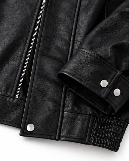 Belted Diagonal-Pocket Jacket