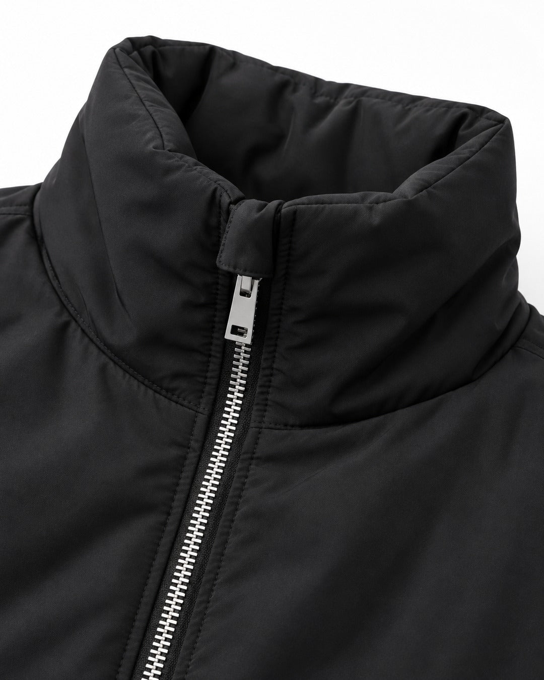 Slant Pocket Zip Bomber Jacket