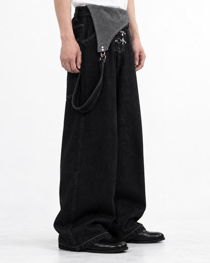 Wide-Leg Cargo Pants