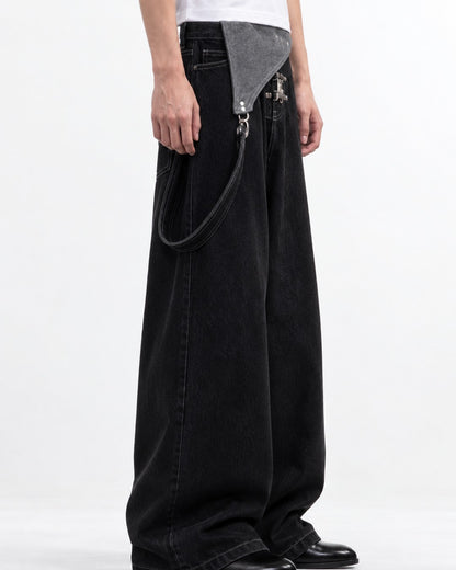 Wide-Leg Cargo Pants
