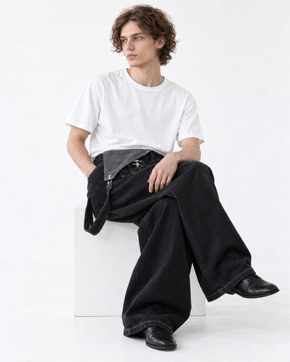 Wide-Leg Cargo Pants