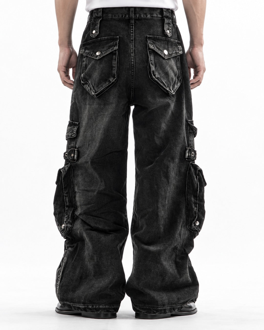 Patchwork Workwear Jeans