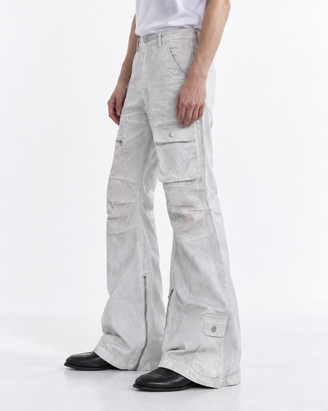 Washed Flared Jeans