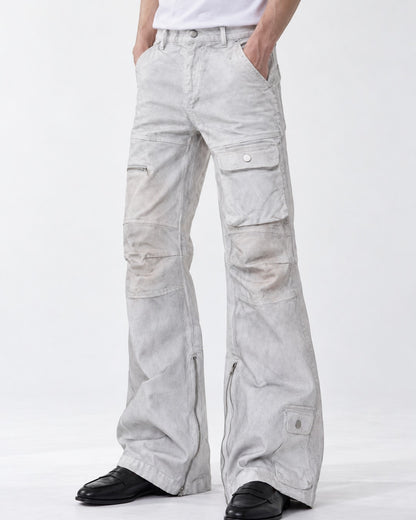 Washed Flared Jeans