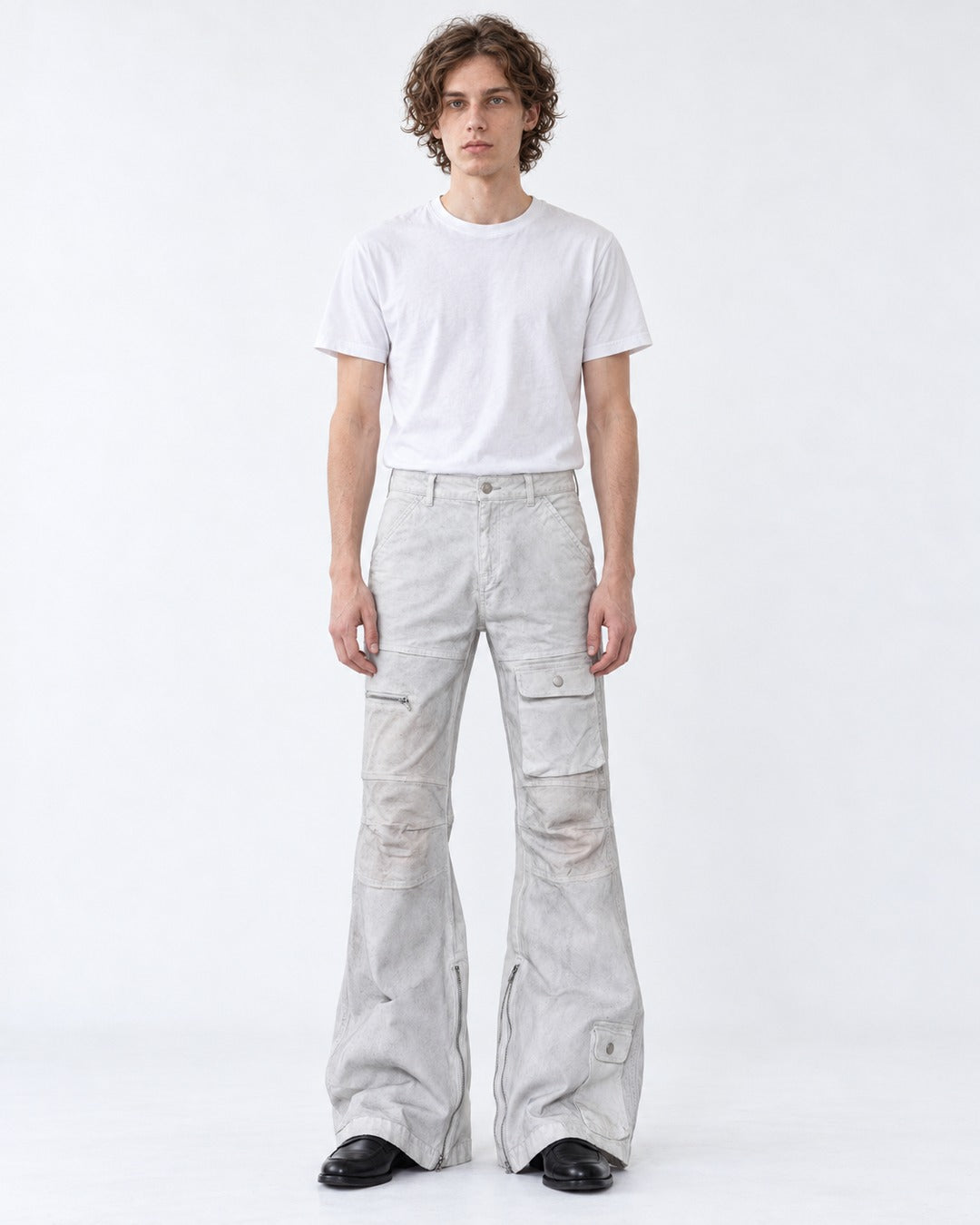 Washed Flared Jeans