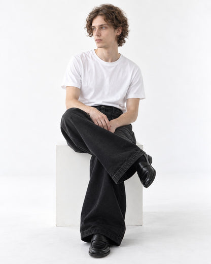 Embossed Denim Jeans
