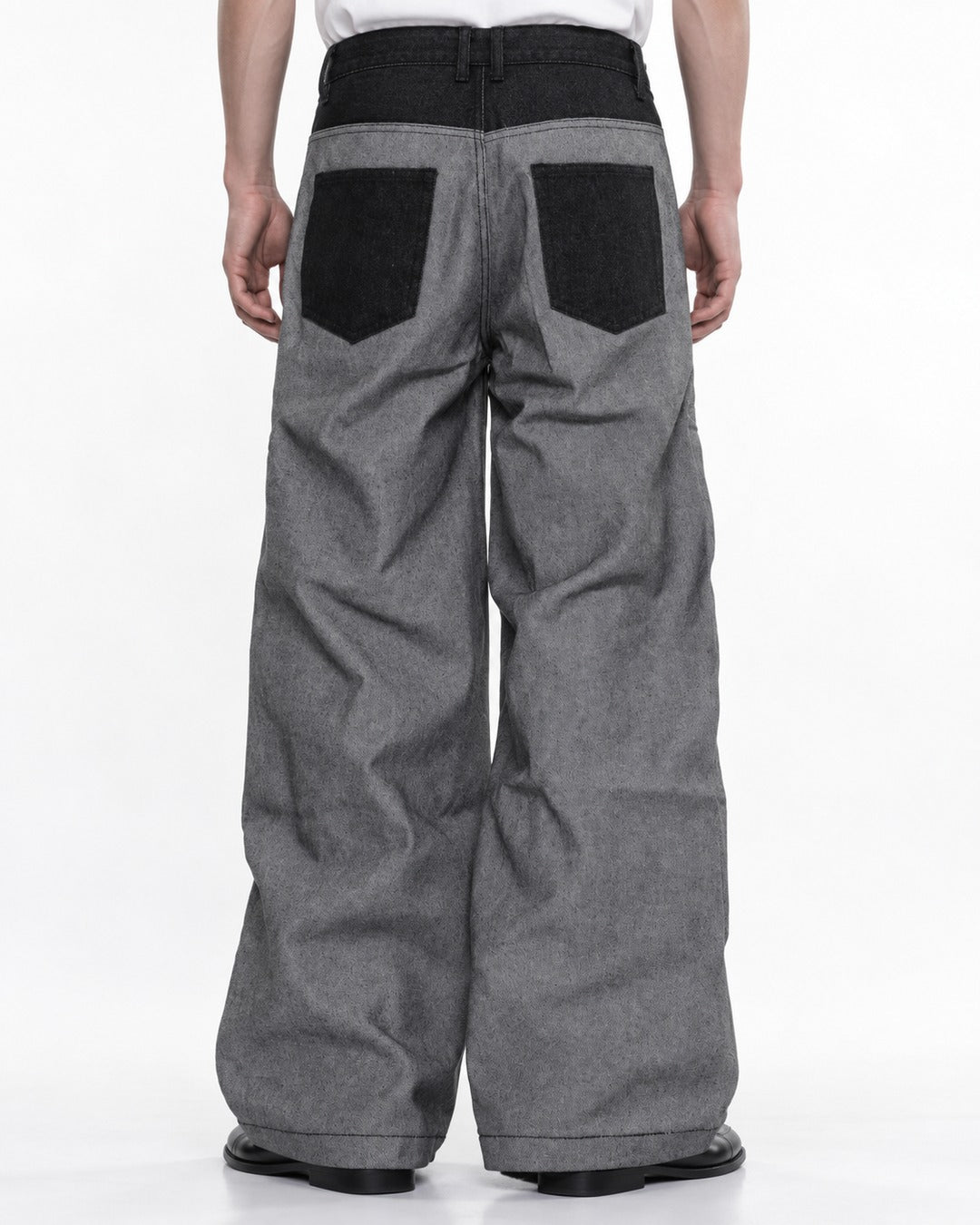 Distressed Raw Denim Pants