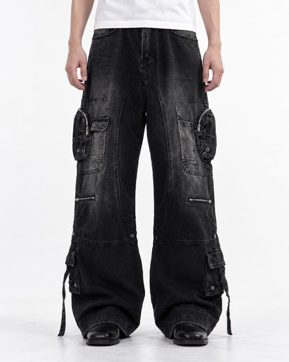 Multi-Pocket Workwear Jeans