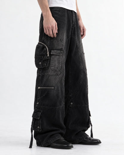 Multi-Pocket Workwear Jeans