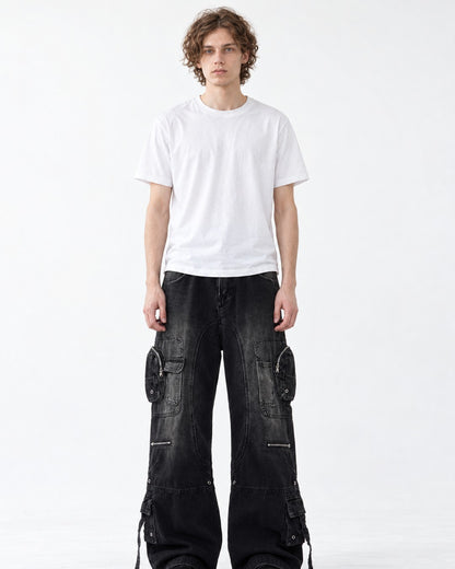 Multi-Pocket Workwear Jeans