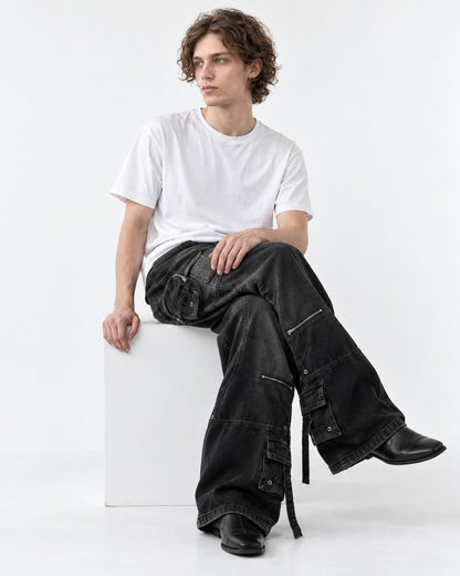 Multi-Pocket Workwear Jeans