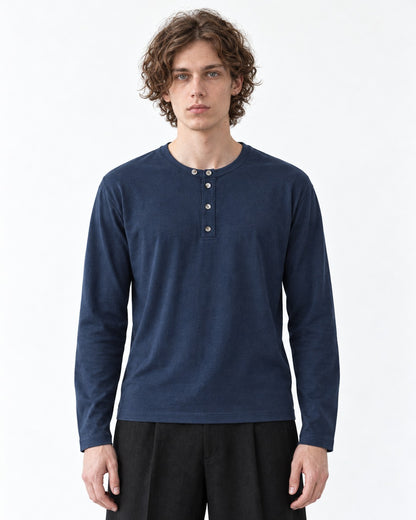 Henley Button-Placket Top