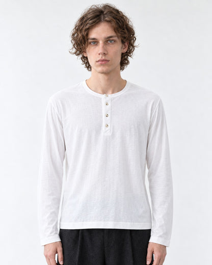 Henley Button-Placket Top